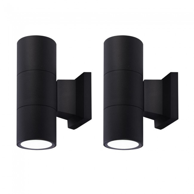 Lot 2 x Applique Murale Exterieur Chill (2 lumieres)