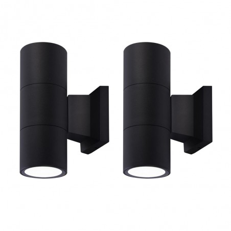 Lot 2 x Applique Murale Exterieur Chill (2 lumieres)