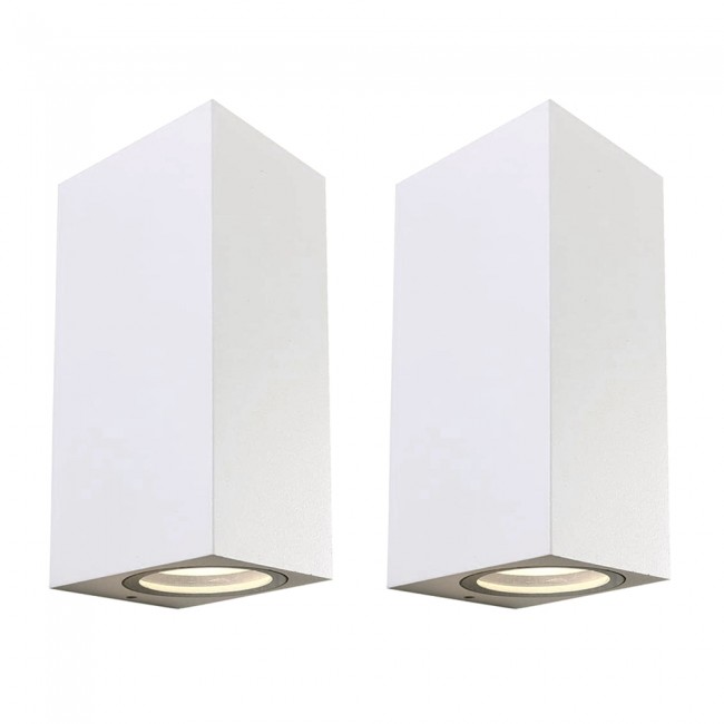 Lot 2 x Applique Murale Exterieur Classic (2 lumieres)