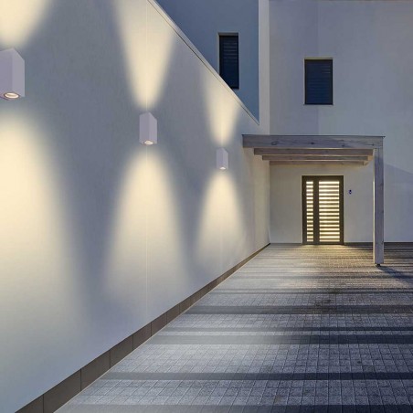 Lot 2 x Applique Murale Exterieur Classic (2 lumieres)