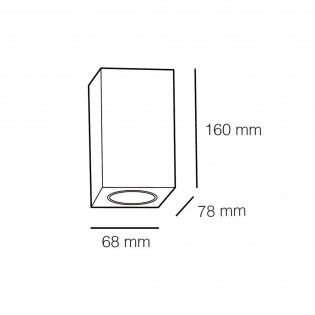 Lot 2 x Applique Murale Exterieur Classic (2 lumieres)