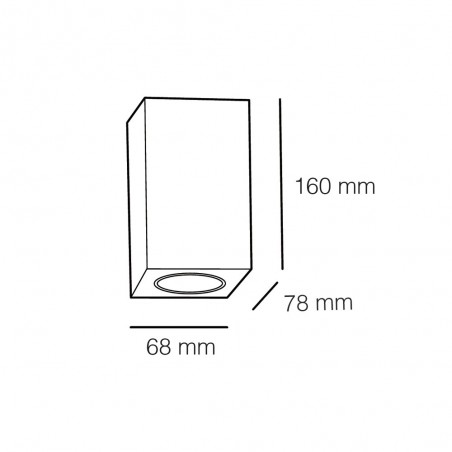 Lot 2 x Applique Murale Exterieur Classic (2 lumieres)