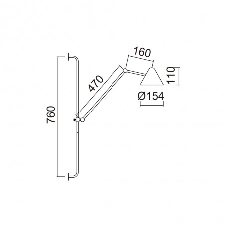 Applique Murale LED Arm M (5W)