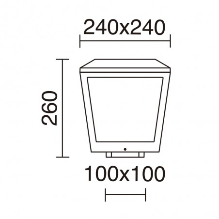 Balisé exterieur LED Bled (20W)