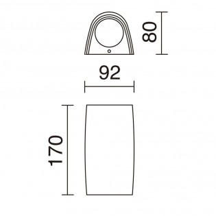 Applique exterieur LED Estel (2x3.50W)