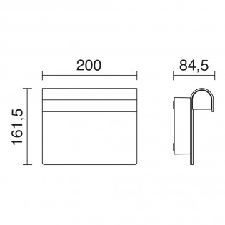 Applique d'exterieur LED Number (7W)