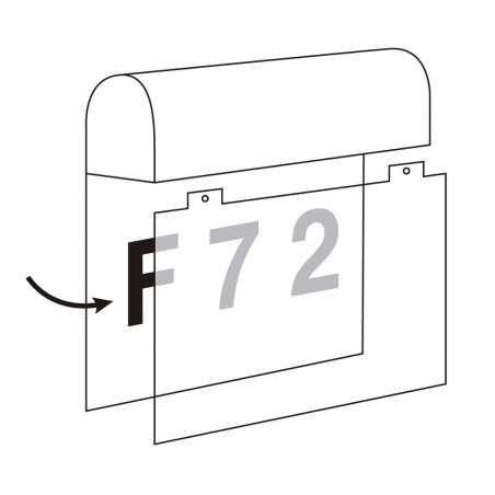 Applique d'exterieur LED Number (7W)