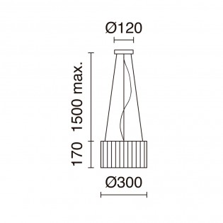 Suspension LED Vorada (12W)