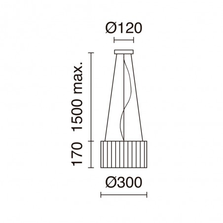 Suspension LED Vorada (12W)