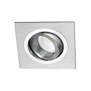 Encastré LED CLASSIC carré aluminium (8W)