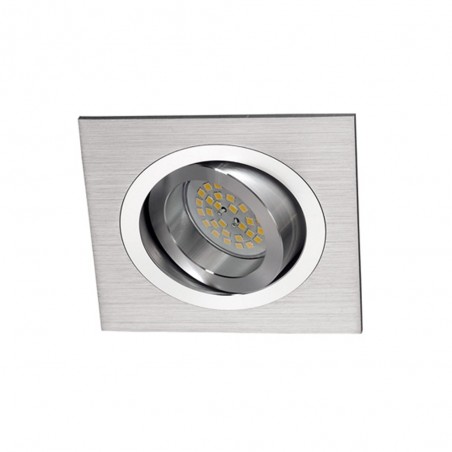 Encastré LED CLASSIC carré aluminium (8W)