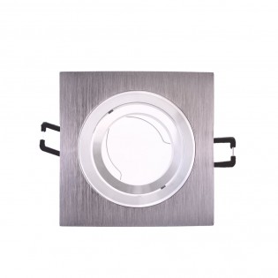 Encastré LED CLASSIC carré aluminium (8W)