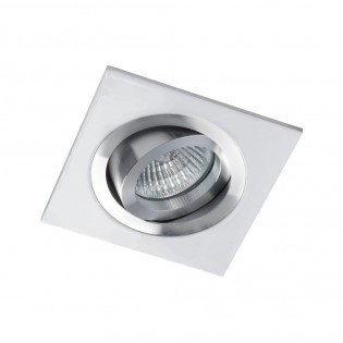 Encastré LED CLASSIC carré aluminium blanc (8W)