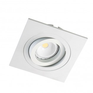 Encastré LED CLASSIC carré blanc (8W)