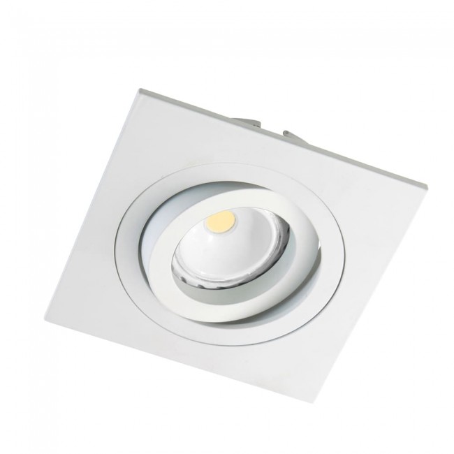 Encastré LED CLASSIC carré blanc (8W)
