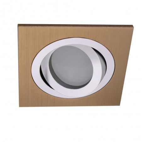 Encastré LED CLASSIC carré cuivre (8W)