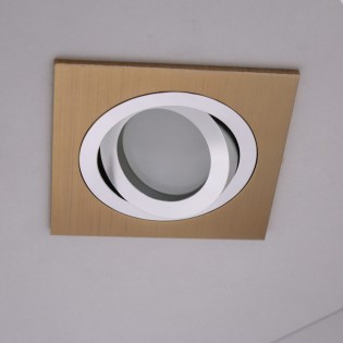 Encastré LED CLASSIC carré cuivre (8W)