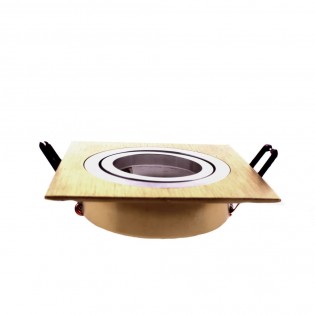 Encastré LED CLASSIC carré cuivre (8W)