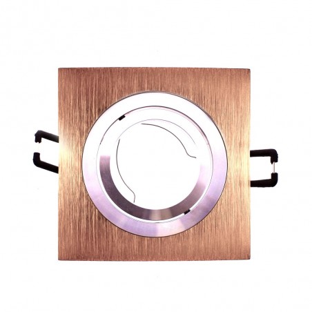 Encastré LED CLASSIC carré cuivre (8W)