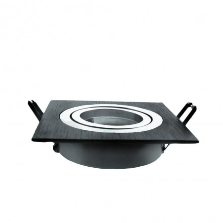 Encastré LED CLASSIC carré noir (8W)