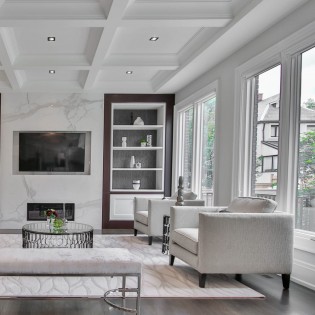 Encastré LED CLASSIC carré noir (8W)