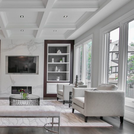 Encastré LED CLASSIC carré noir (8W)