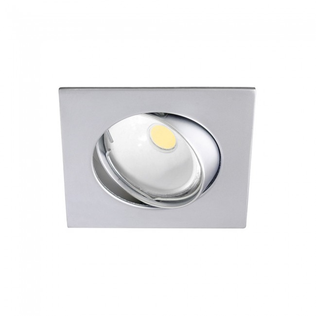 Encastré de plafond LED BASIC carré acier (8W)