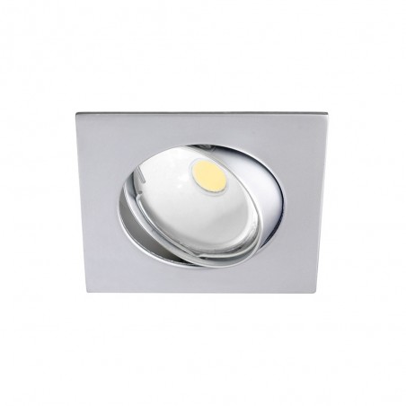 Encastré de plafond LED BASIC carré acier (8W)