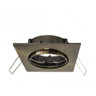 Encastré de plafond LED BASIC carré vieil or (8W)