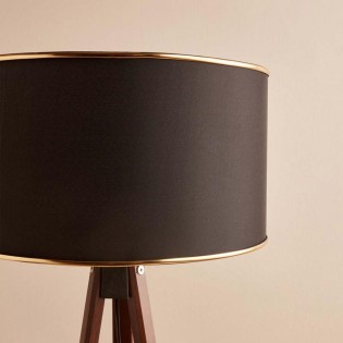 Lampadaire tripode Dorio Noir