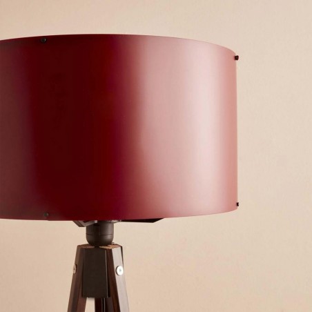 Lampadaire tripode Dorio Rouge