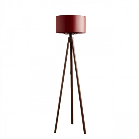 Lampadaire tripode Dorio Rouge