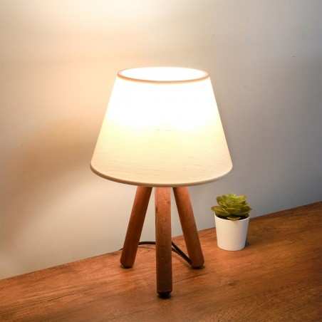 Lampe de chevet Laresma Creme