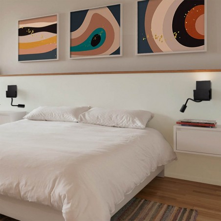 Applique murale LED Tomiso (3+4W)