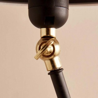 Lampadaire orientable Tesira Noir