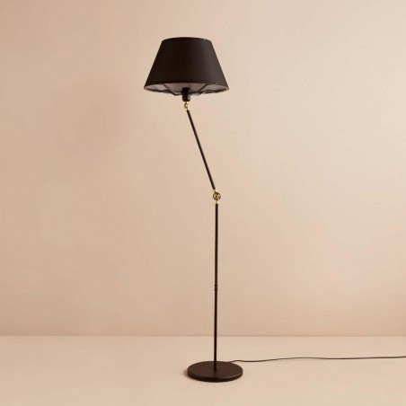 Lampadaire orientable Tesira Noir