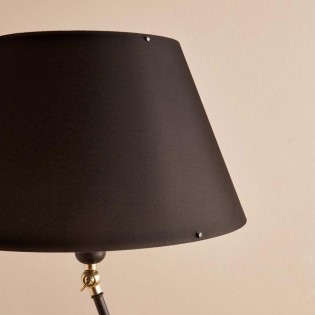 Lampadaire orientable Tesira Noir