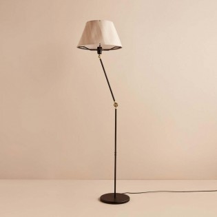 Lampadaire orientable Tesira Creme