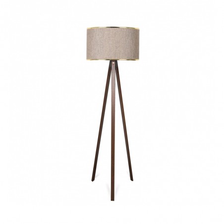Lampadaire trépied Parnoe Beige