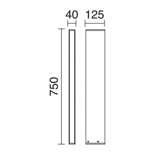 Balisé d'exterieur LED Turret (13W)
