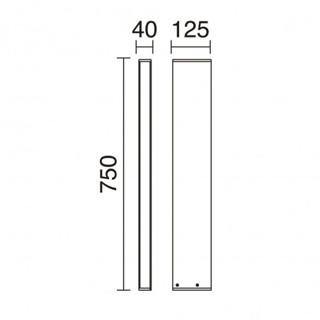 Balisé d'exterieur LED Turret (13W)
