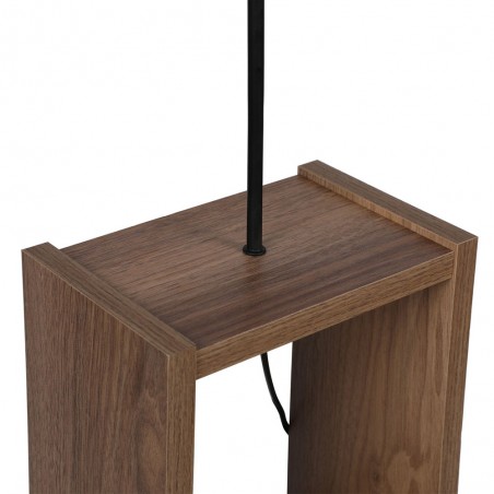 Lampadaire étagère Diero Gris