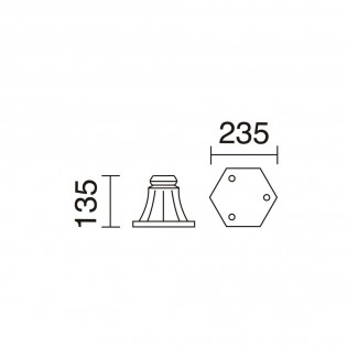 Socle de lampadaire Novolux S