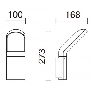 Applique Murale Exterieur LED Castello (10W)