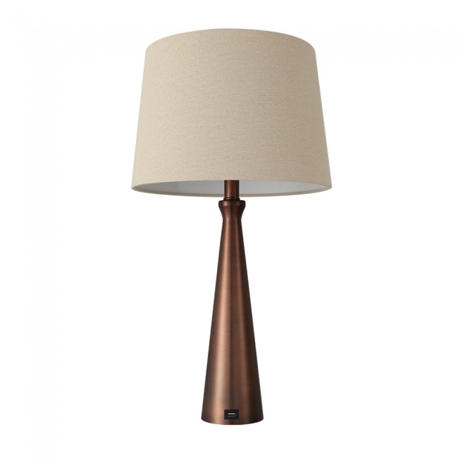 Lampe de table avec USB Pearl