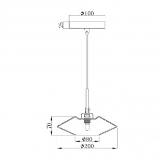Lampe de plafond Trevor 20