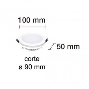 Downlight de plafond LED pour bains (10W)