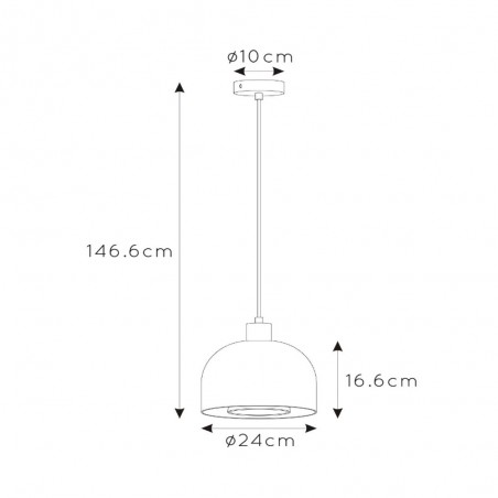 Lampe de plafond Gunhild