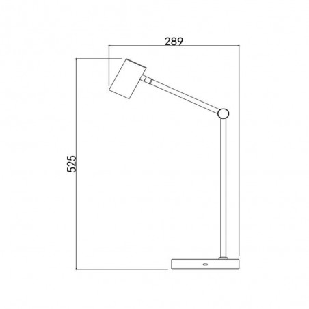 Lampe de bureau rechargeable LED Tipik Blanc (3W)