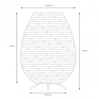 Lampe LED portable rechargeable Colin III (3W)